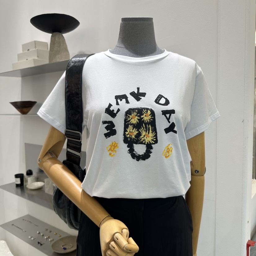 BINUS韓國直郵㊣女裝新品休閑25春夏時尚推薦熱賣人氣T恤BINUST恤