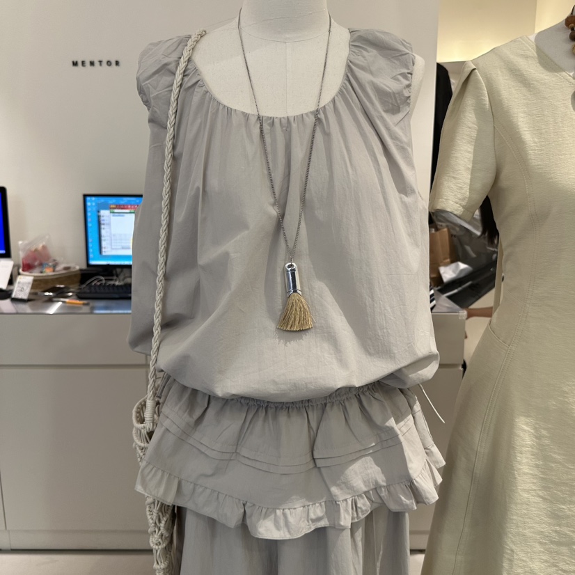 MENTOR韓國㊣直郵東大門代購女裝新款推薦人氣25春夏吊帶背心MENTOR吊帶/背心圖色2