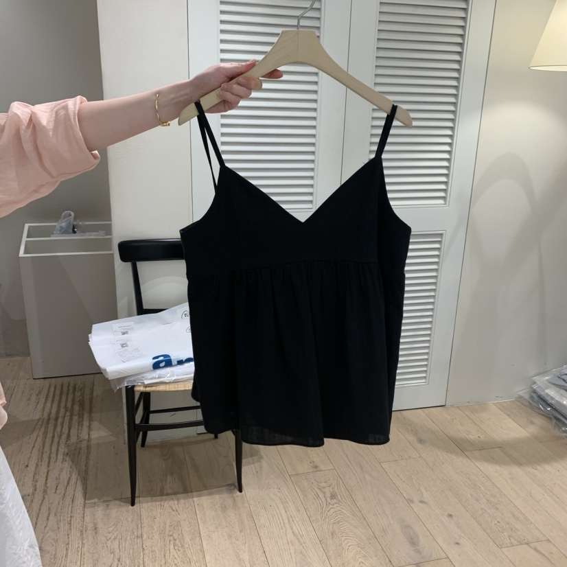 MONIQUE直郵韓國代購㊣女裝新款人氣25春夏休閑熱賣吊帶背心MONIQUE吊帶/背心圖色2