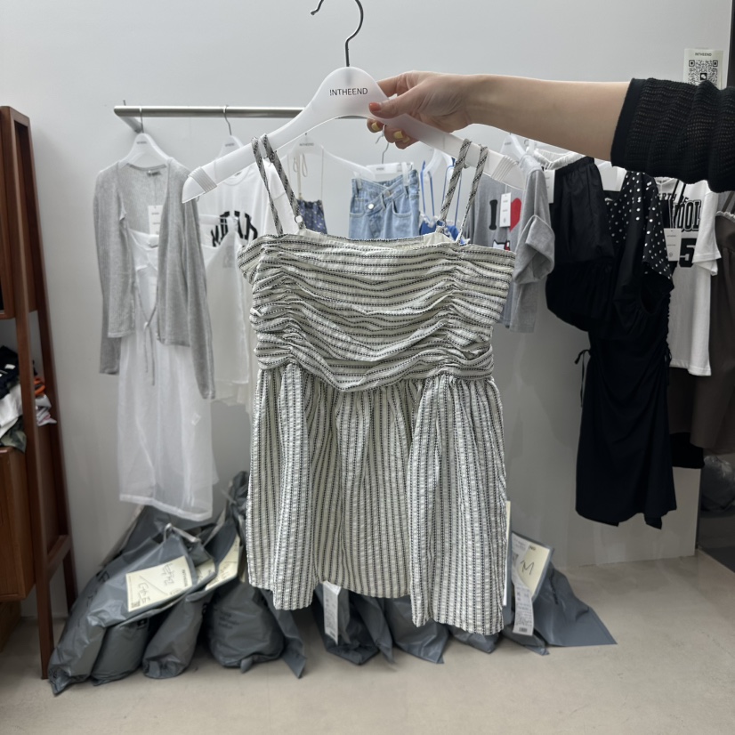INTHEEND韓國直郵㊣女裝新款人氣時尚25春夏推薦休閑吊帶背心INTHEEND吊帶/背心