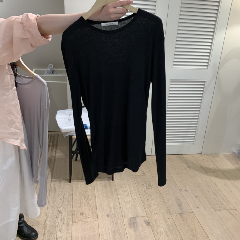 MONIQUE直郵韓國代購㊣女裝新品休閑25春夏時尚熱賣長袖T恤MONIQUE長袖T恤圖色4