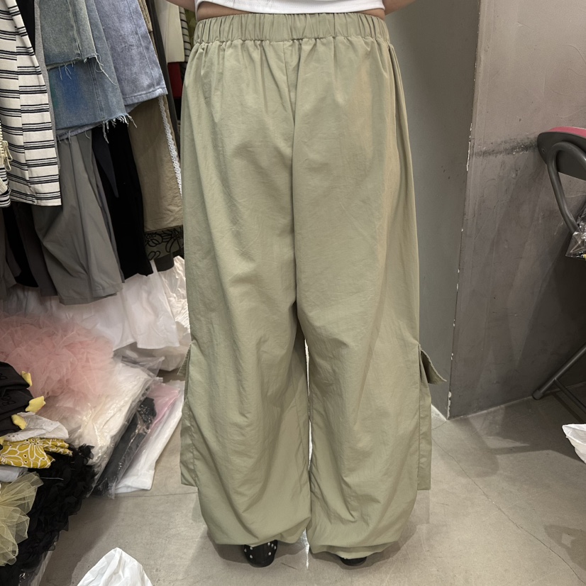 MOMAZU直郵韓國代購㊣女裝新款25春夏人氣推薦休閑休閑褲綁帶MOMAZU休閑褲