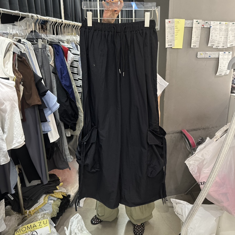 MOMAZU直郵韓國代購㊣女裝新款25春夏人氣推薦休閑休閑褲綁帶MOMAZU休閑褲圖色3