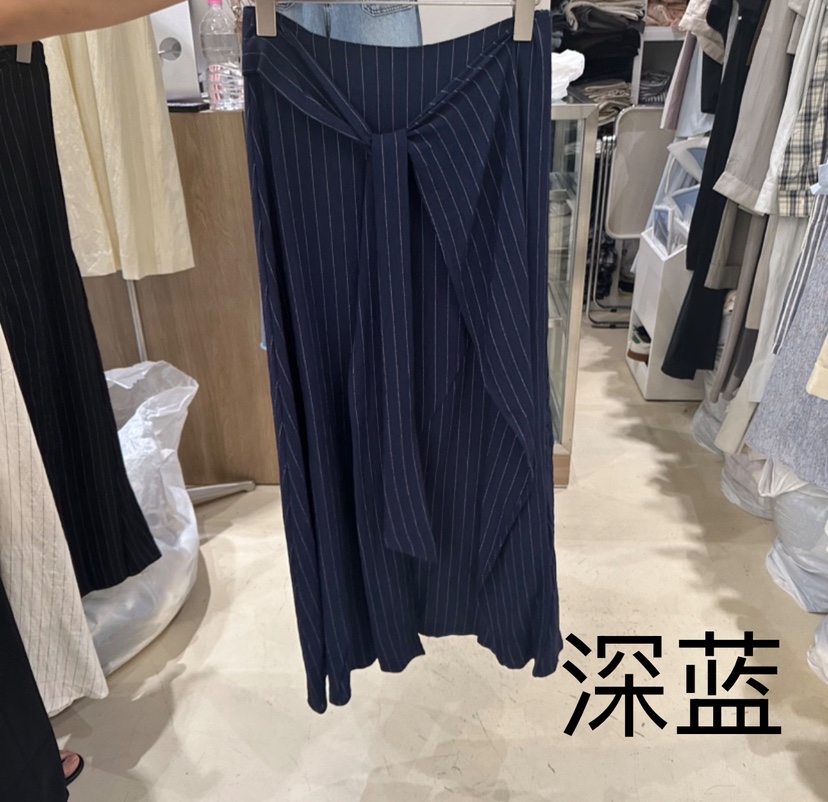 MELO韓國㊣直郵東大門代購女裝新款熱賣25春夏休閑長裙條紋MELO長裙圖色2
