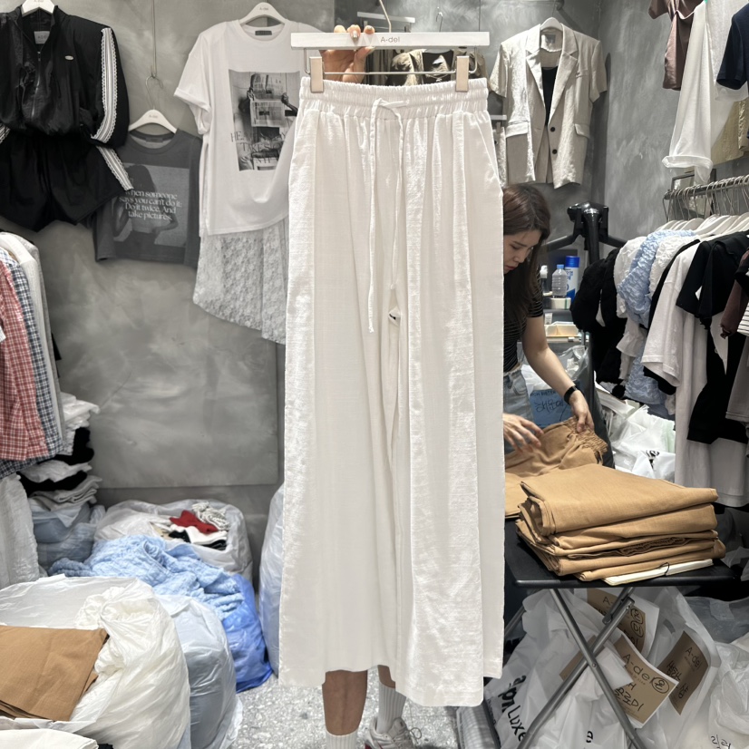 A-DEL直郵韓國代購㊣女裝新品時尚休閑推薦熱賣25春夏休閑褲A-DEL休閑褲
