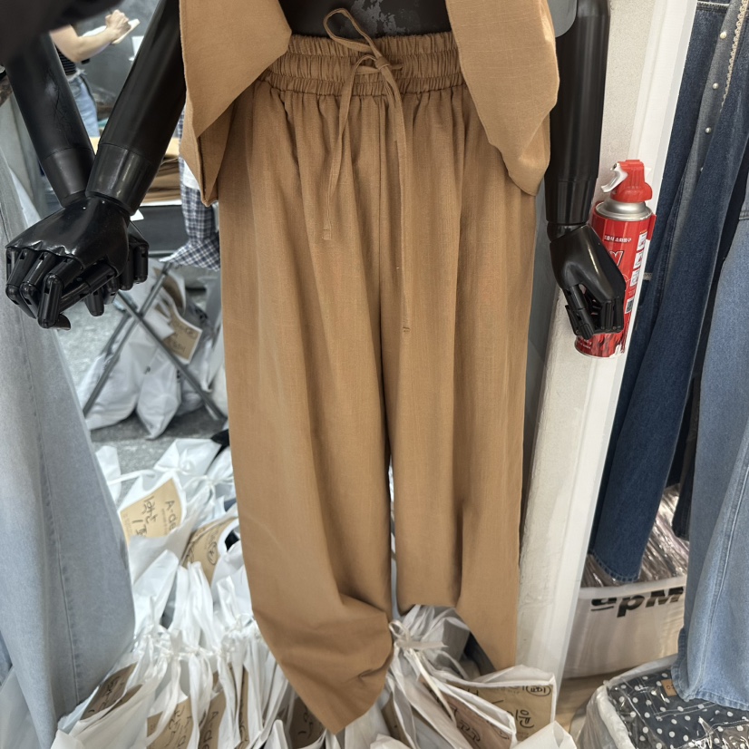 A-DEL直郵韓國代購㊣女裝新品時尚休閑推薦熱賣25春夏休閑褲A-DEL休閑褲圖色2