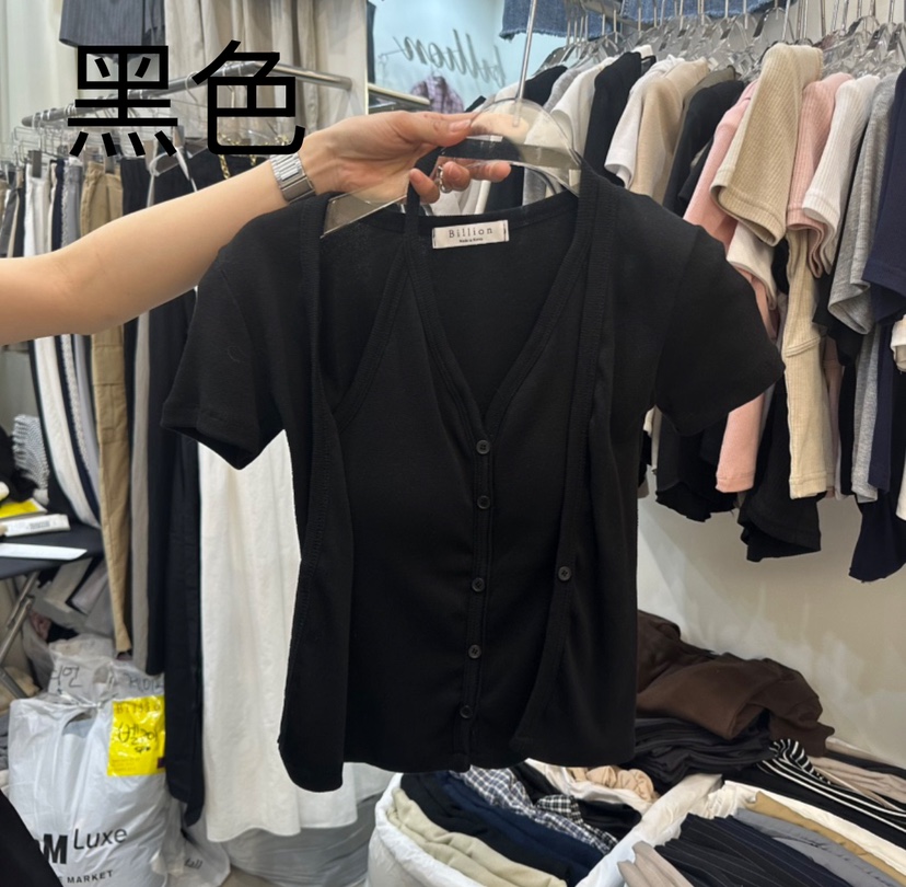 BILLION-L韓國代購女裝新品真品時尚休閑職業熱賣25春夏針織衫BILLION-L針織衫圖色5