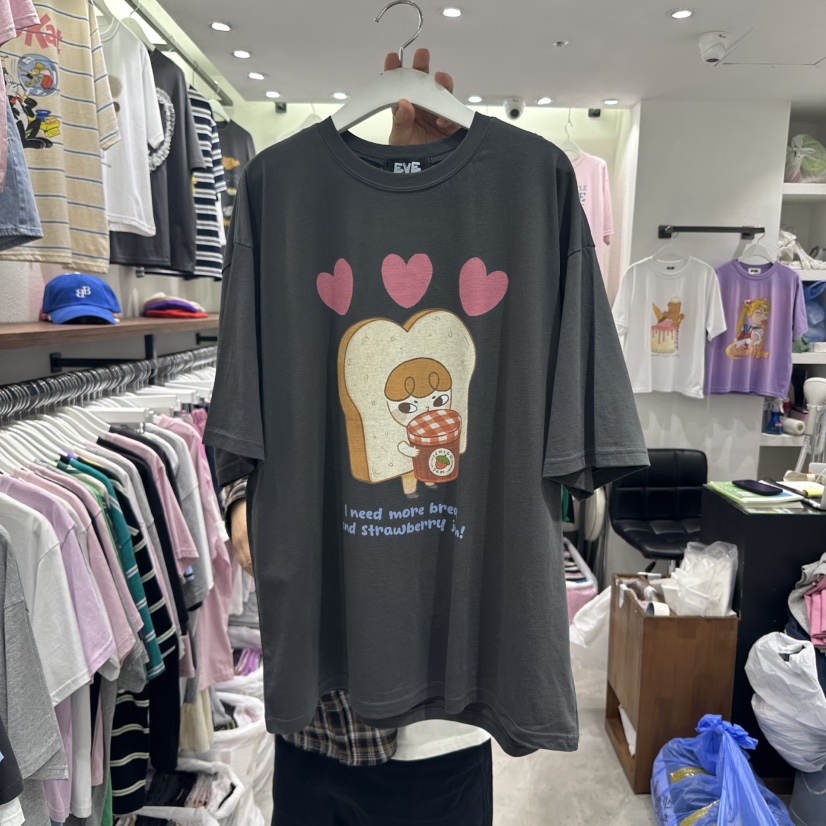 EVE東大門代購女士新品真品熱賣推薦休閑時尚人氣職業25春夏T恤EVET恤圖色4