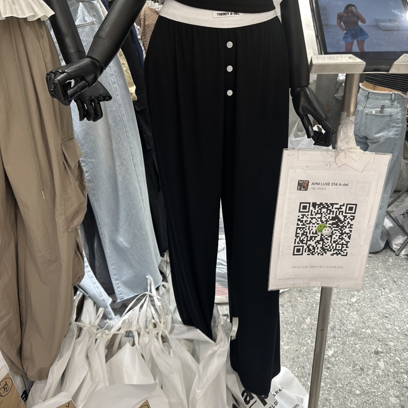 A-DEL韓國直郵女裝新款時尚推薦人氣真品休閑熱賣職業休閑褲A-DEL休閑褲圖色2