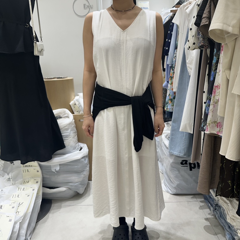 EN.U韓國直郵女裝新品人氣真品時尚職業推薦休閑25春夏連衣裙EN.U連衣裙