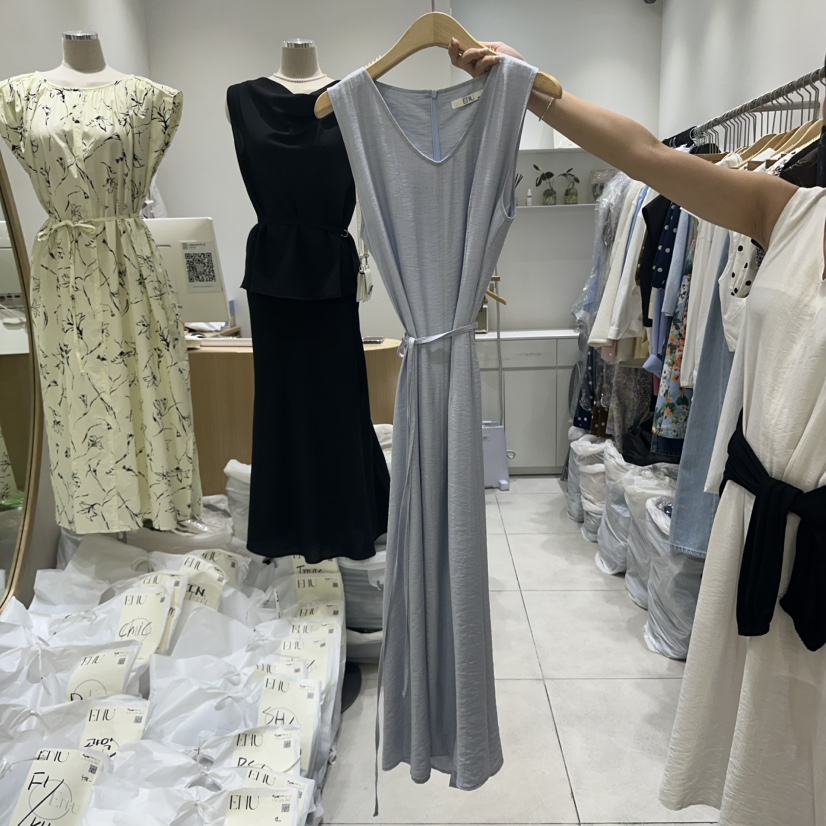 EN.U韓國直郵女裝新品人氣真品時尚職業推薦休閑25春夏連衣裙EN.U連衣裙圖色2