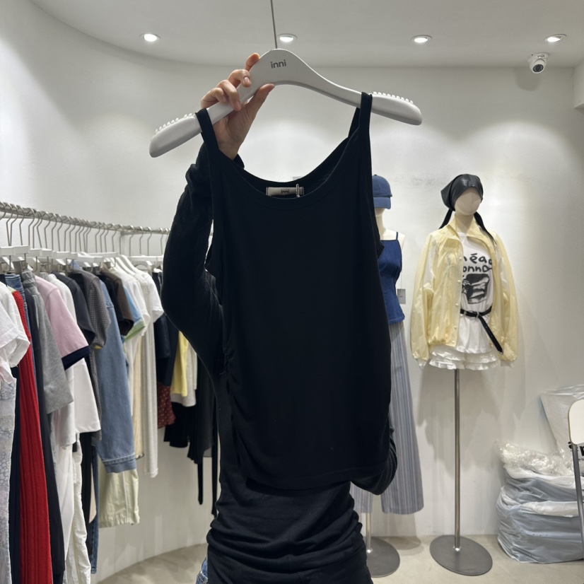INNI東大門代購女士新品休閑時尚職業熱賣人氣真品吊帶背心inni吊帶/背心圖色2