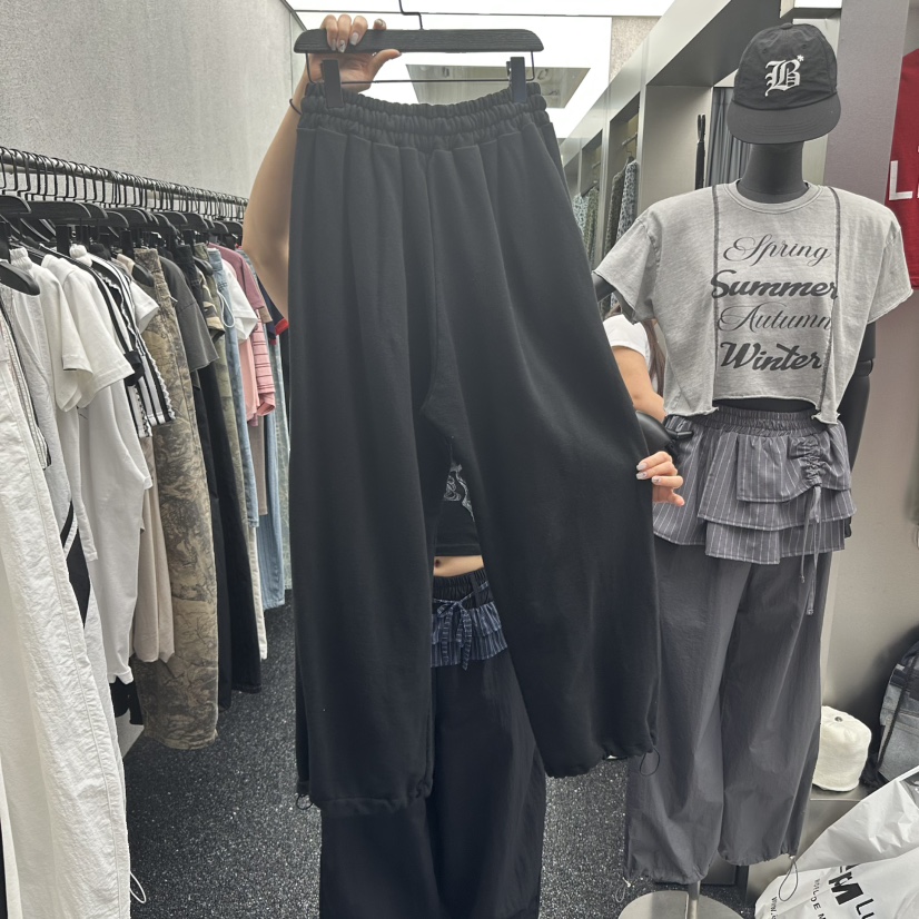 NUEUN東大門代購女裝新款休閑熱賣時尚人氣職業真品25春夏休閑褲NUEUN/SEEOT休閑褲