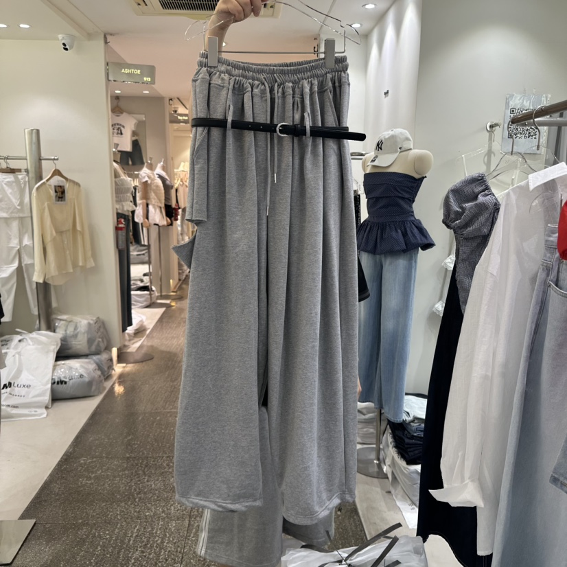 BAIE.38韓國直郵女裝新品人氣真品熱賣25春夏休閑褲不含腰帶BAIE.38休閑褲圖色2