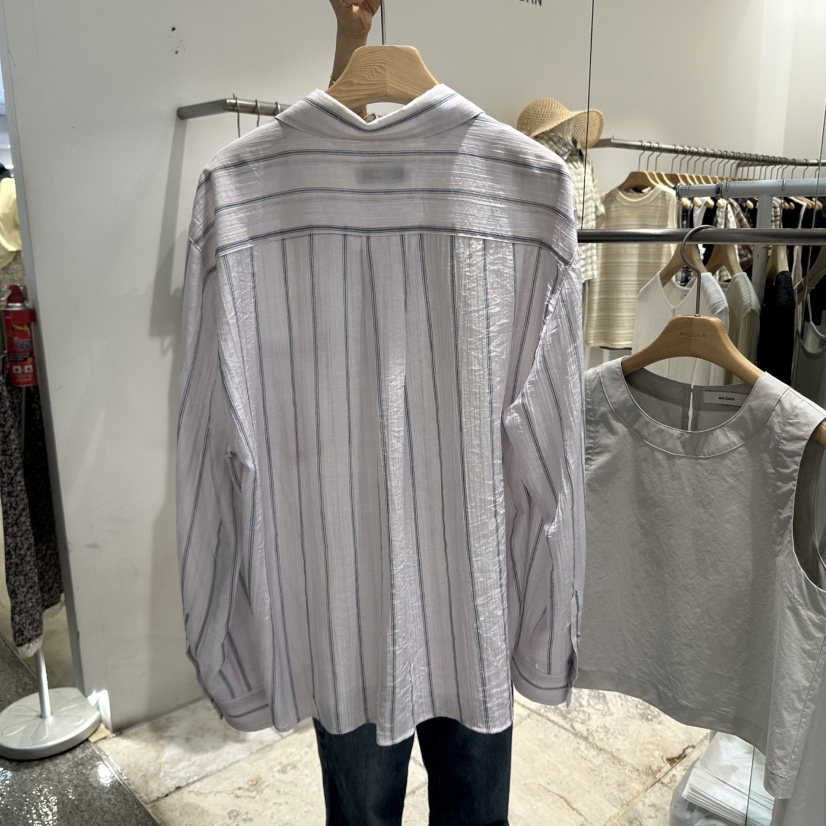 MAJDAN韓國代購女裝新品職業25春夏休閑推薦真品襯衫蕾絲衫MAJDAN襯衫/蕾絲衫