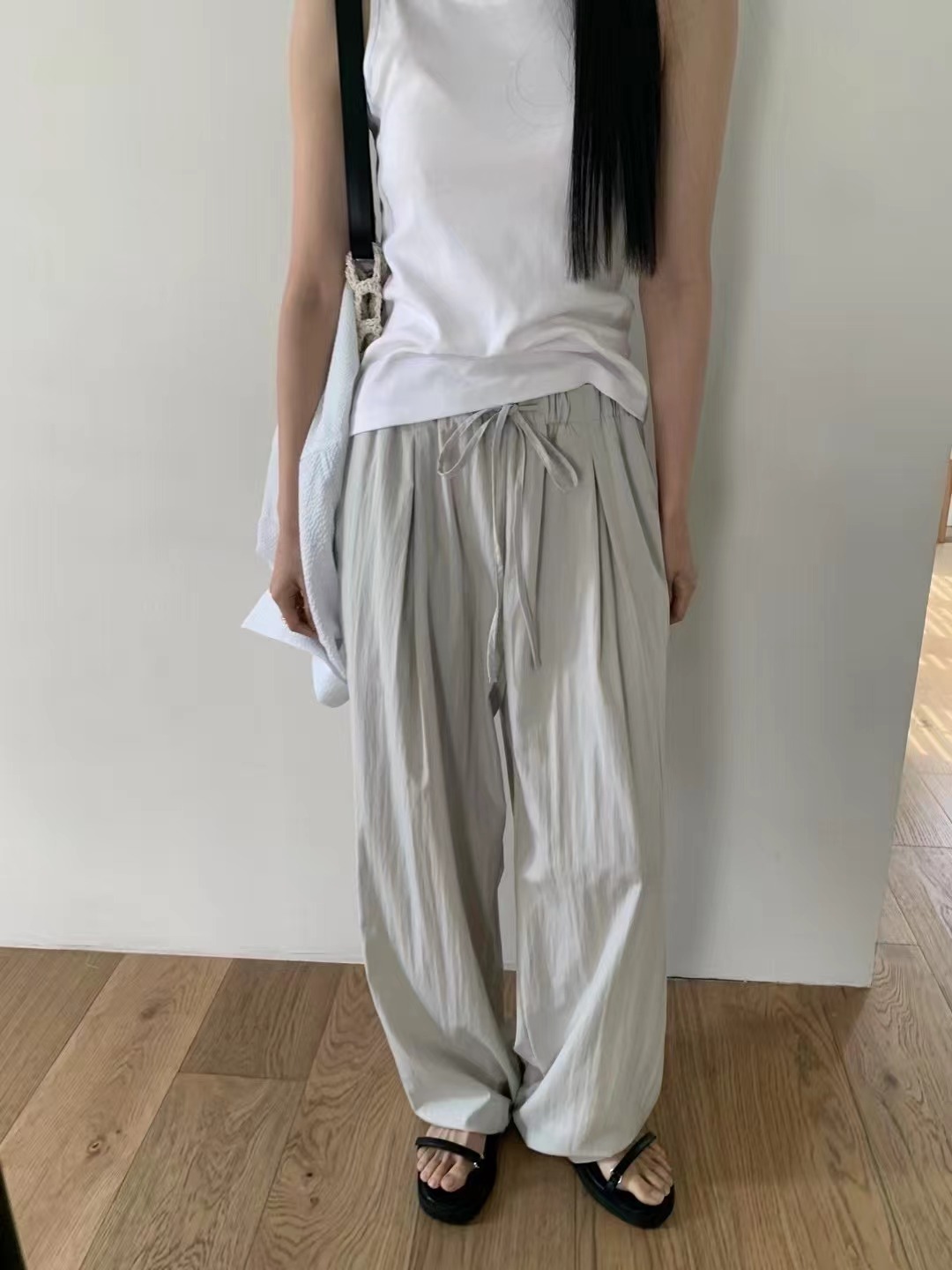 HANDER東大門代購女士新款人氣職業25春夏熱賣時尚真品休閑褲HANDER休閑褲