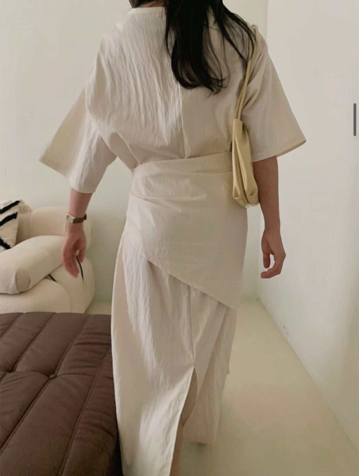 LENEUF東大門代購女士新款25春夏推薦職業人氣真品時尚連衣裙LENEUF連衣裙