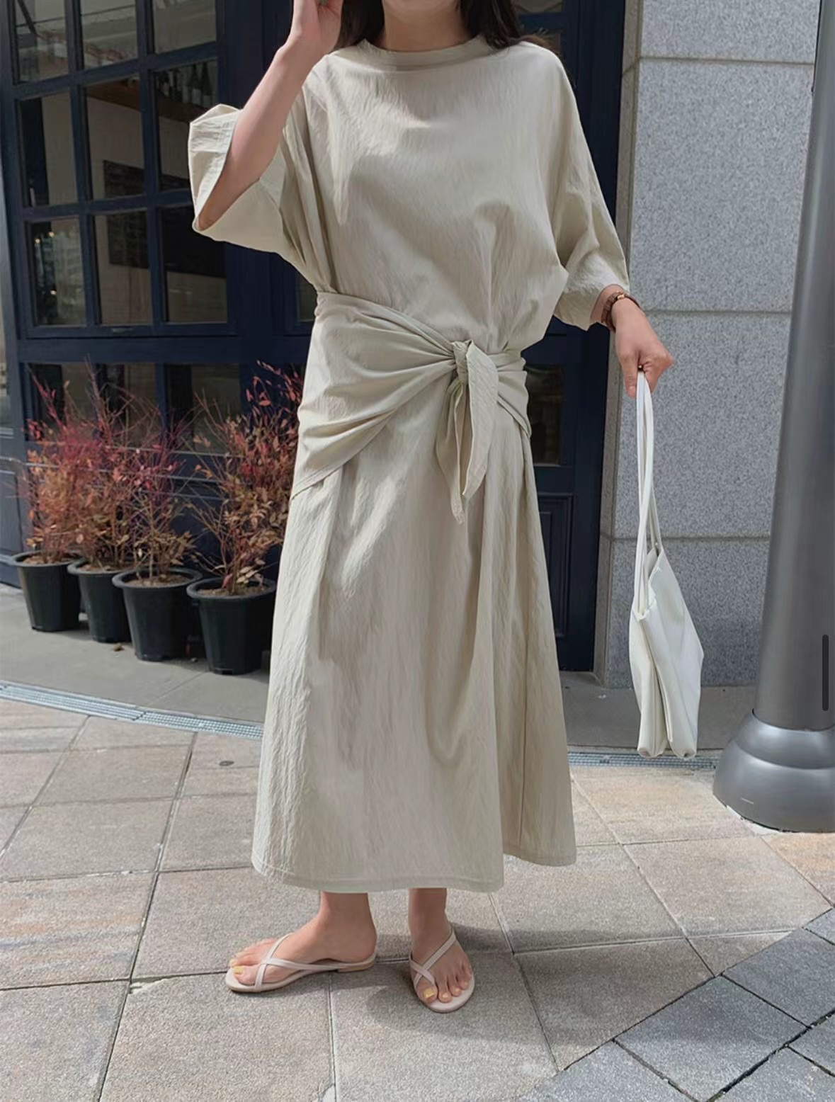 LENEUF東大門代購女士新款25春夏推薦職業人氣真品時尚連衣裙LENEUF連衣裙