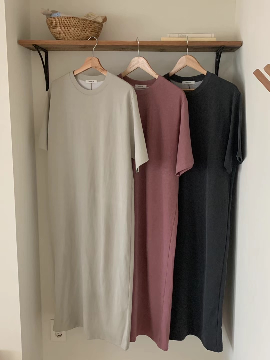 LENEUF韓國直郵女裝新品25春夏人氣休閑真品職業熱賣連衣裙LENEUF連衣裙圖色2左二色