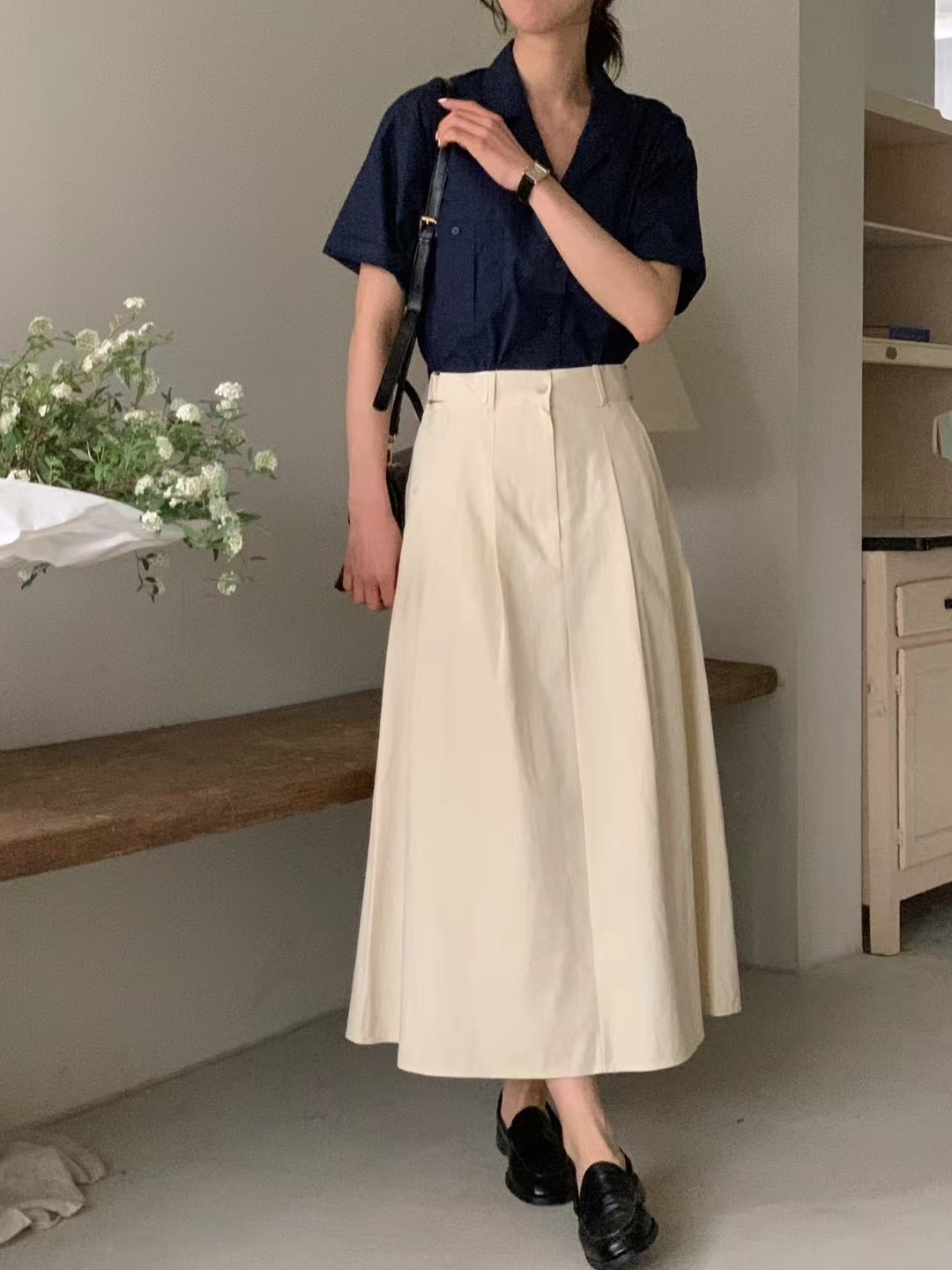 LENEUF東大門實拍女裝新款時尚25春夏推薦真品休閑襯衫蕾絲衫LENEUF襯衫/蕾絲衫