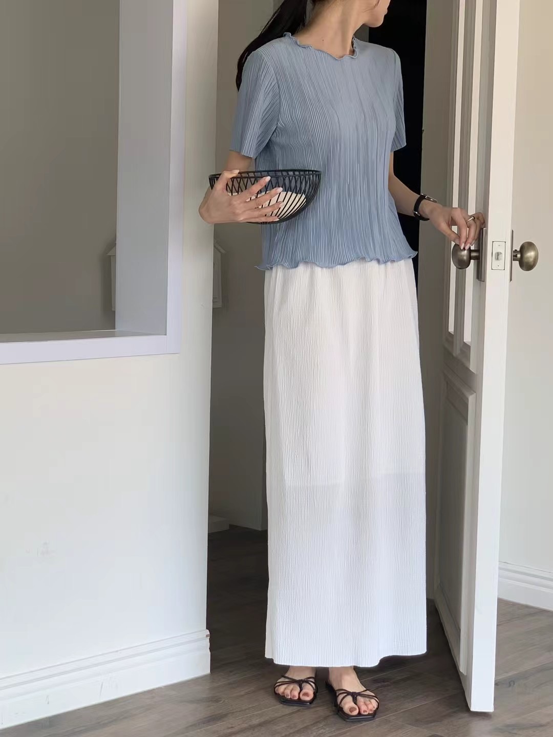 LENEUF韓國代購女士新款真品25春夏人氣職業推薦襯衫蕾絲衫LENEUF襯衫/蕾絲衫
