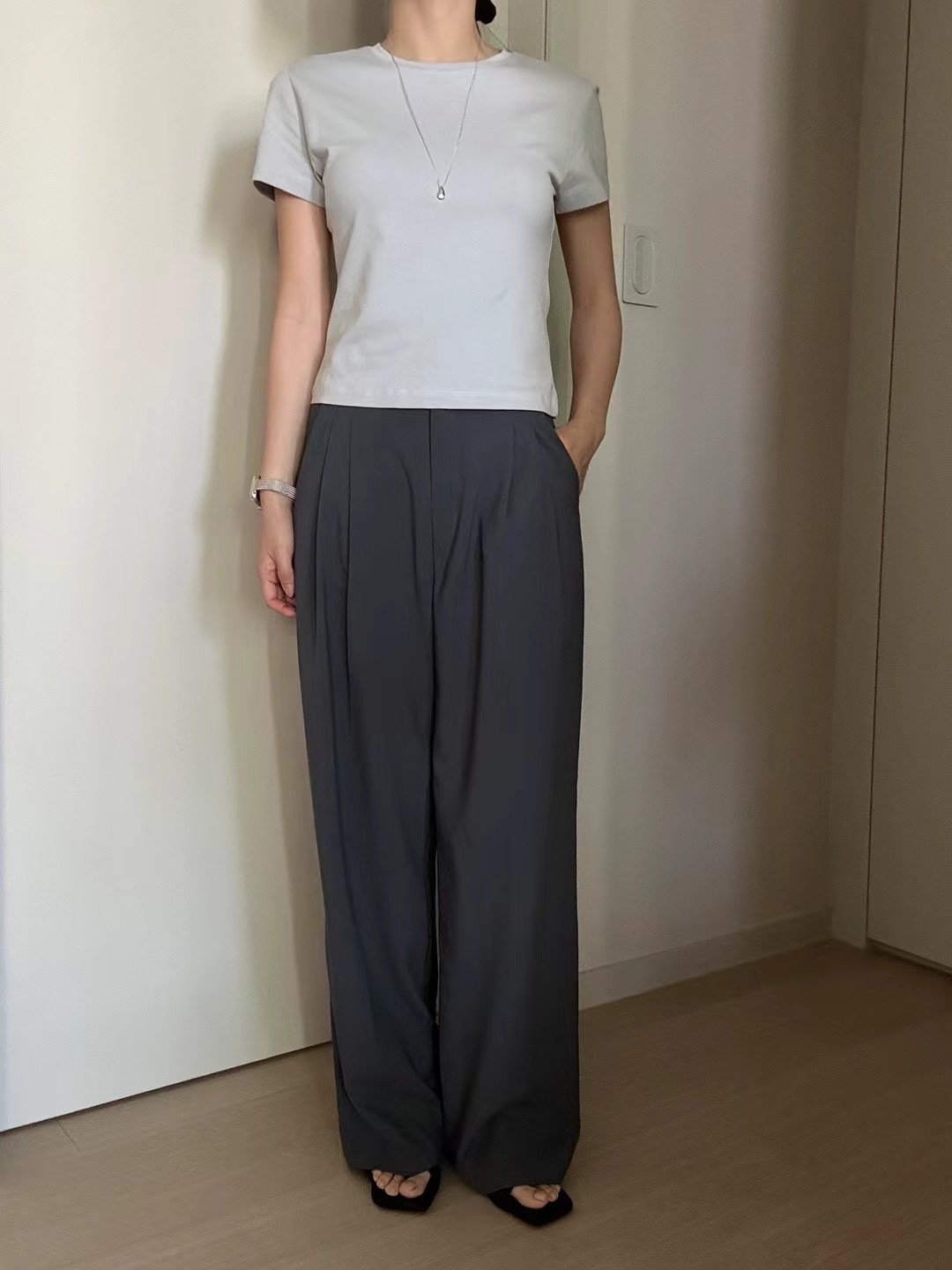 LENEUF東大門實拍女士新品休閑職業推薦時尚真品人氣休閑褲LENEUF休閑褲