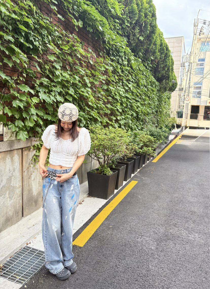 PLATFORM-L韓國㊣直郵東大門代購女裝新款熱賣25春夏襯衫蕾絲衫PLATFORM襯衫/蕾絲衫