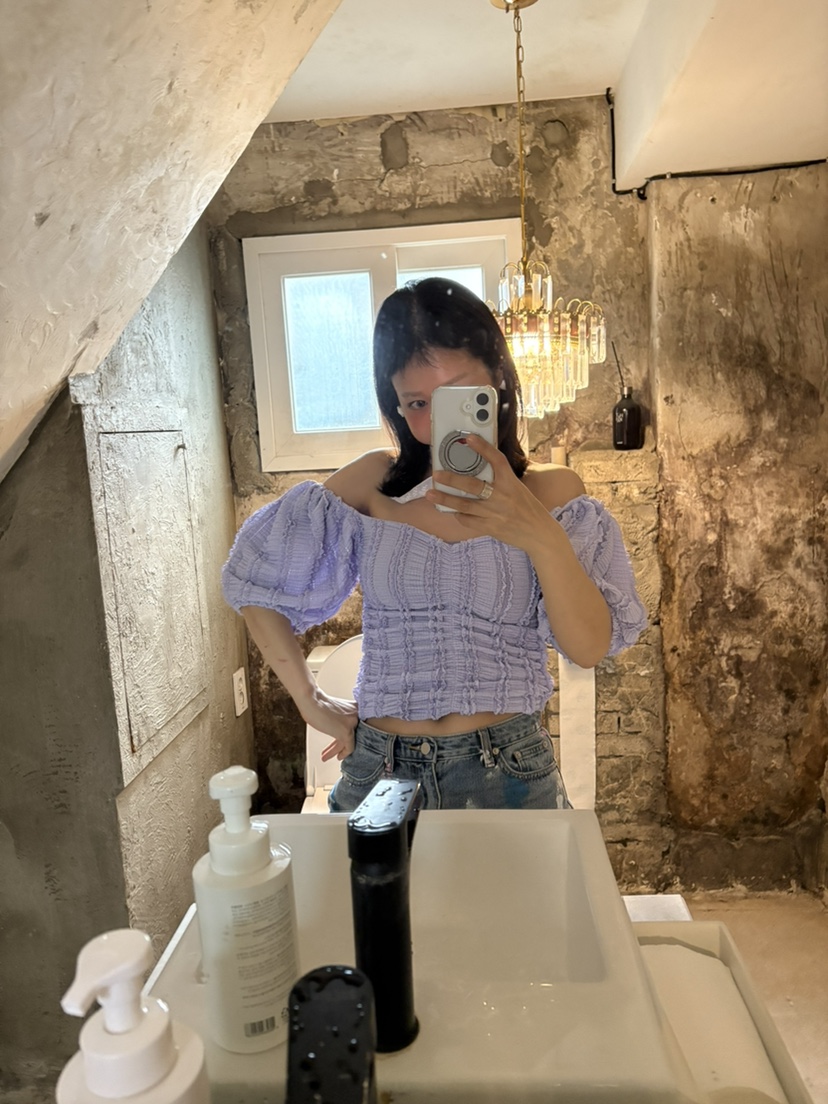 PLATFORM-L韓國㊣直郵東大門代購女裝新款熱賣25春夏襯衫蕾絲衫PLATFORM襯衫/蕾絲衫