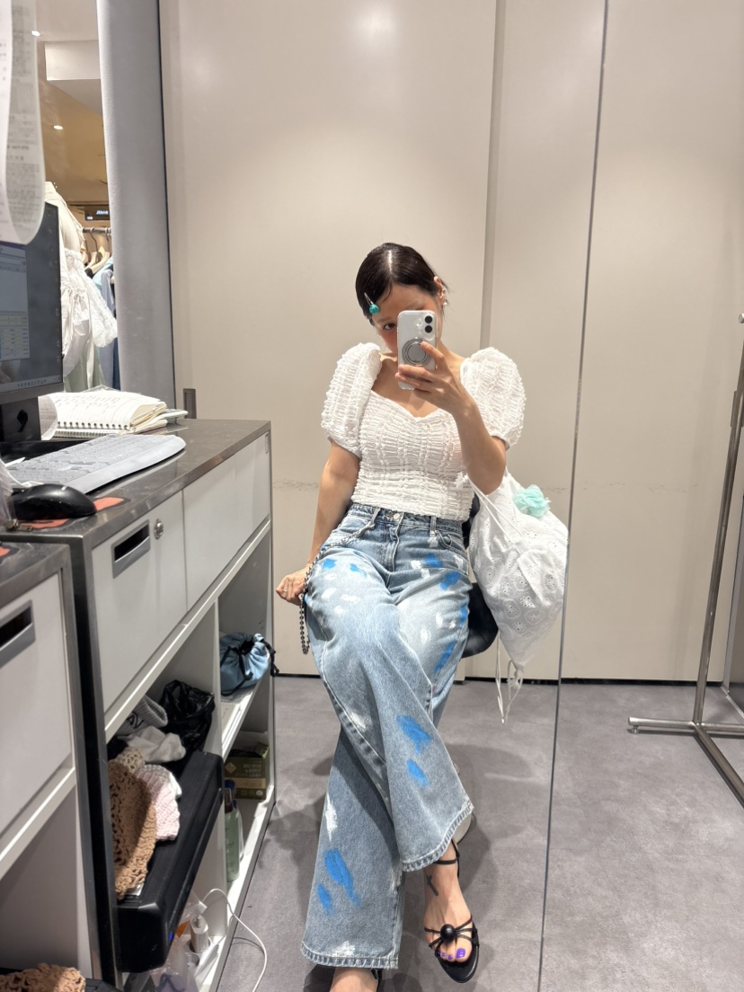 PLATFORM-L韓國㊣直郵東大門代購女裝新款熱賣25春夏襯衫蕾絲衫PLATFORM襯衫/蕾絲衫