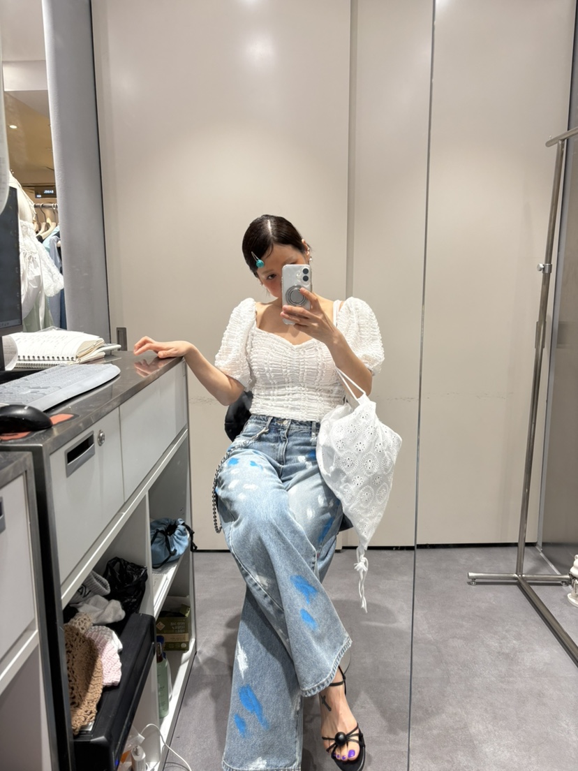 PLATFORM-L韓國㊣直郵東大門代購女裝新款熱賣25春夏襯衫蕾絲衫PLATFORM襯衫/蕾絲衫