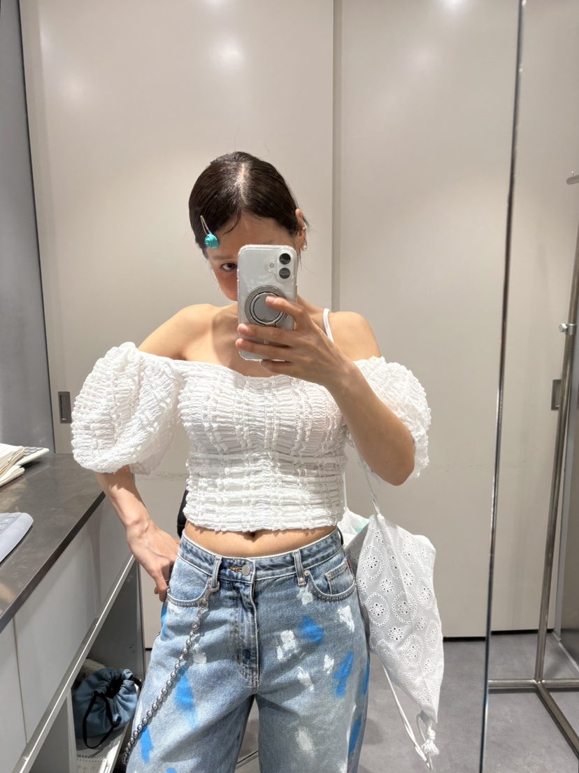 PLATFORM-L韓國㊣直郵東大門代購女裝新款熱賣25春夏襯衫蕾絲衫PLATFORM襯衫/蕾絲衫