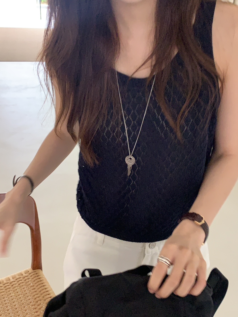 BAKING POWDER韓國直郵女士新品熱賣25春夏休閑人氣吊帶背心BAKING POWDER吊帶/背心