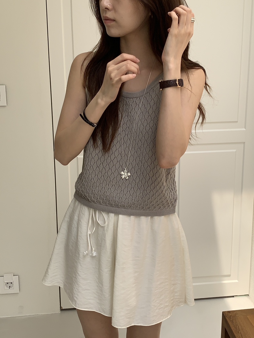 BAKING POWDER韓國直郵女士新品熱賣25春夏休閑人氣吊帶背心BAKING POWDER吊帶/背心