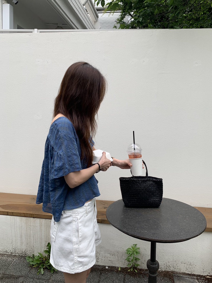 BAKING POWDER韓國直郵女裝新品休閑時尚人氣真品襯衫蕾絲衫BAKING POWDER襯衫/蕾絲衫