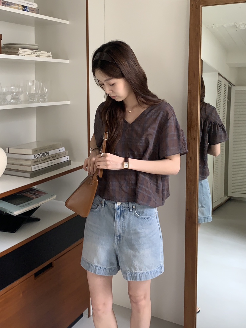 BAKING POWDER韓國直郵女裝新品休閑時尚人氣真品襯衫蕾絲衫BAKING POWDER襯衫/蕾絲衫