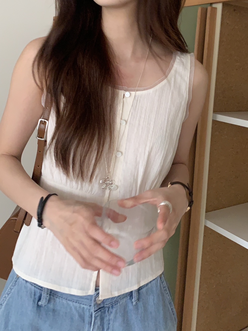BAKING POWDER韓國代購女士新品時尚人氣推薦休閑吊帶背心BAKING POWDER吊帶/背心