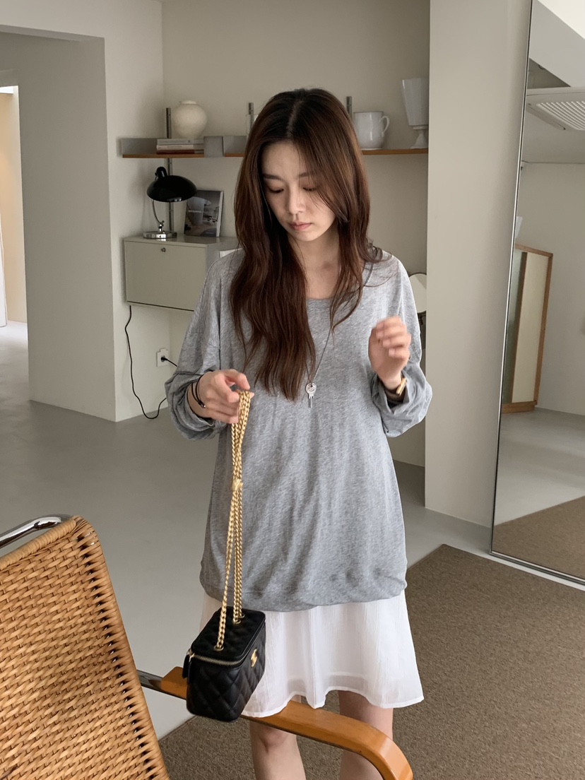 BAKING POWDER東大門直郵女裝新款推薦25春夏時尚真品長袖T恤BAKING POWDER長袖T恤