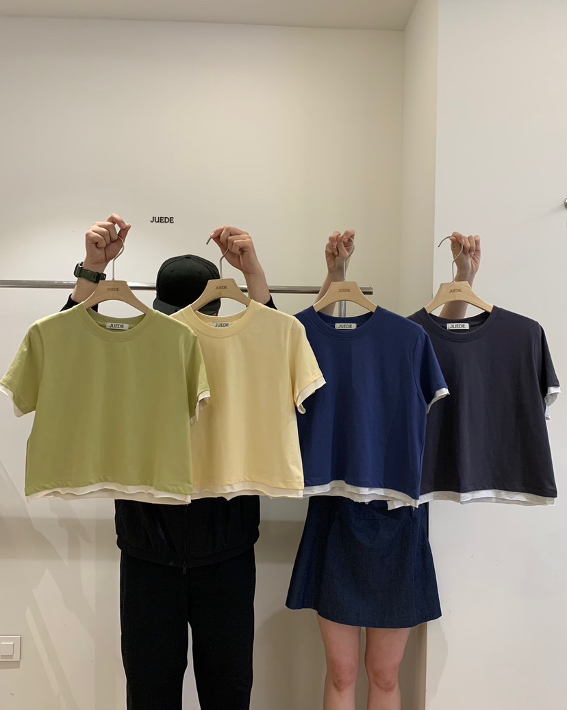 JUEDE（此品牌容易投訴）東大門代購女裝新品推薦熱賣休閑T恤JUEDET恤