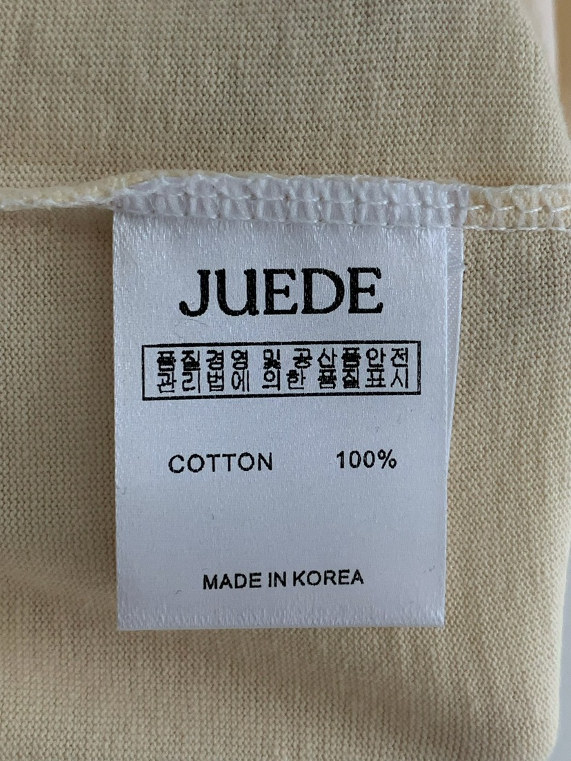 JUEDE（此品牌容易投訴）東大門代購女裝新品推薦熱賣休閑T恤JUEDET恤