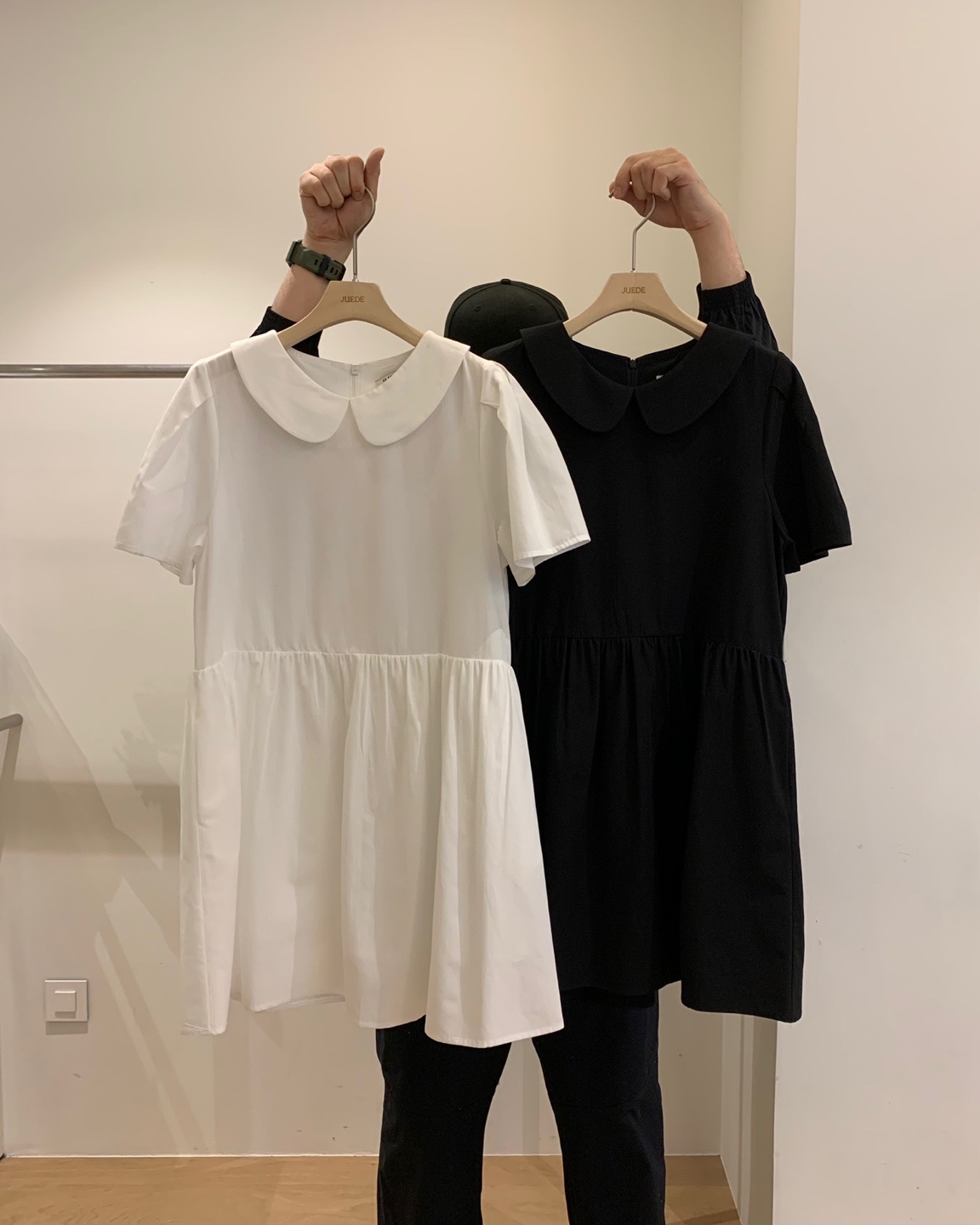JUEDE(此品牌容易投訴)東大門實拍女裝新品時尚25春夏連衣裙JUEDE連衣裙