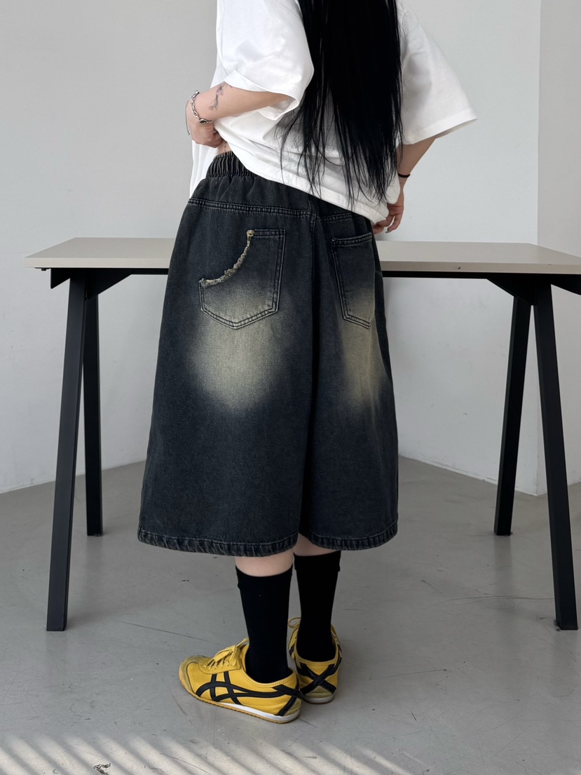 SEEOT韓國代購女士新品推薦時尚真品人氣職業熱賣休閑短褲口袋GGD短褲