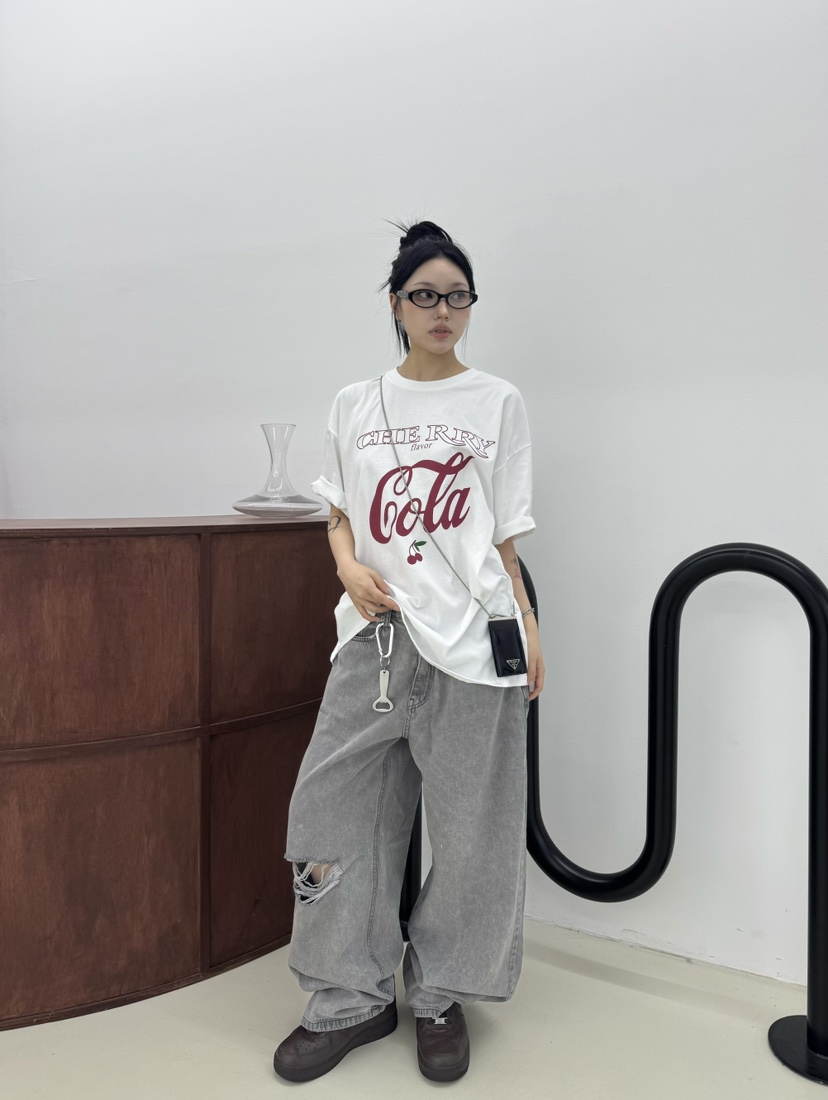 SEEOT東大門代購女裝新款推薦時尚真品人氣熱賣T恤男女同款GGDT恤