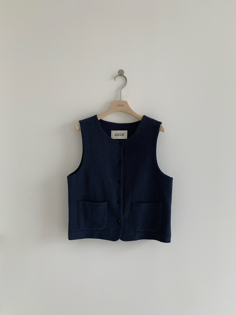 JUEDE(此品牌容易投訴)東大門直郵女裝新品熱賣休閑真品馬甲JUEDE馬甲圖色2
