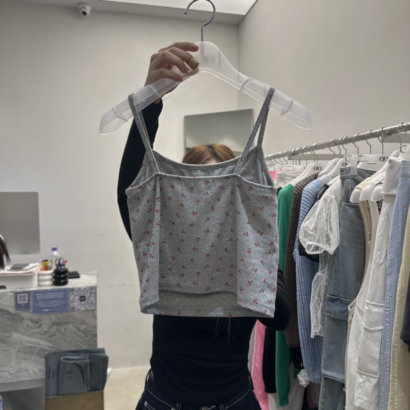 EYEL韓國代購女士新款休閑時尚人氣25春夏職業推薦吊帶背心EYEL吊帶/背心