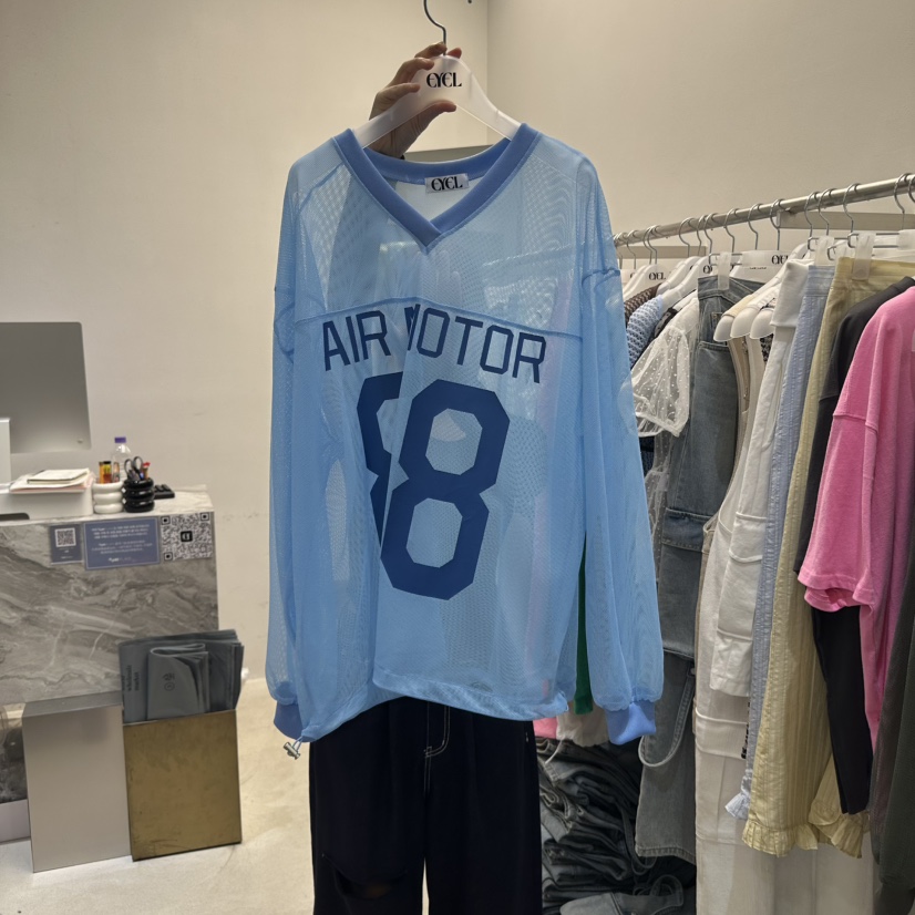 EYEL韓國代購女裝新品推薦25春夏職業人氣時尚真品休閑長袖T恤EYEL長袖T恤圖色2