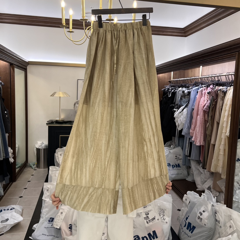 VIRKIN韓國代購女裝新品時尚休閑職業熱賣人氣推薦25春夏休閑褲VIRKIN休閑褲圖色2