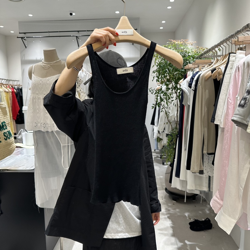 AYCE韓國代購女士新款職業熱賣休閑推薦真品人氣25春夏吊帶背心101SHOWROOM/AYCE吊帶/背心圖色4
