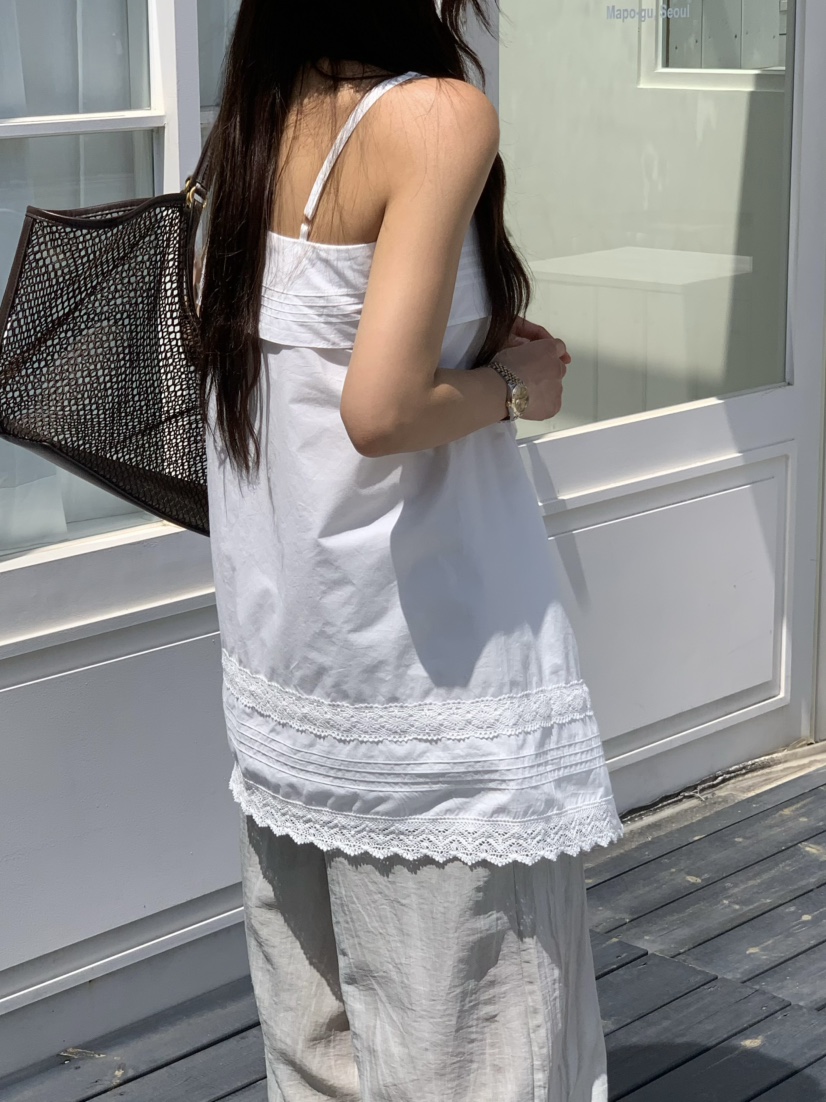 VIRKIN東大門直郵女士新款休閑25春夏職業人氣真品吊帶背心VIRKIN吊帶/背心