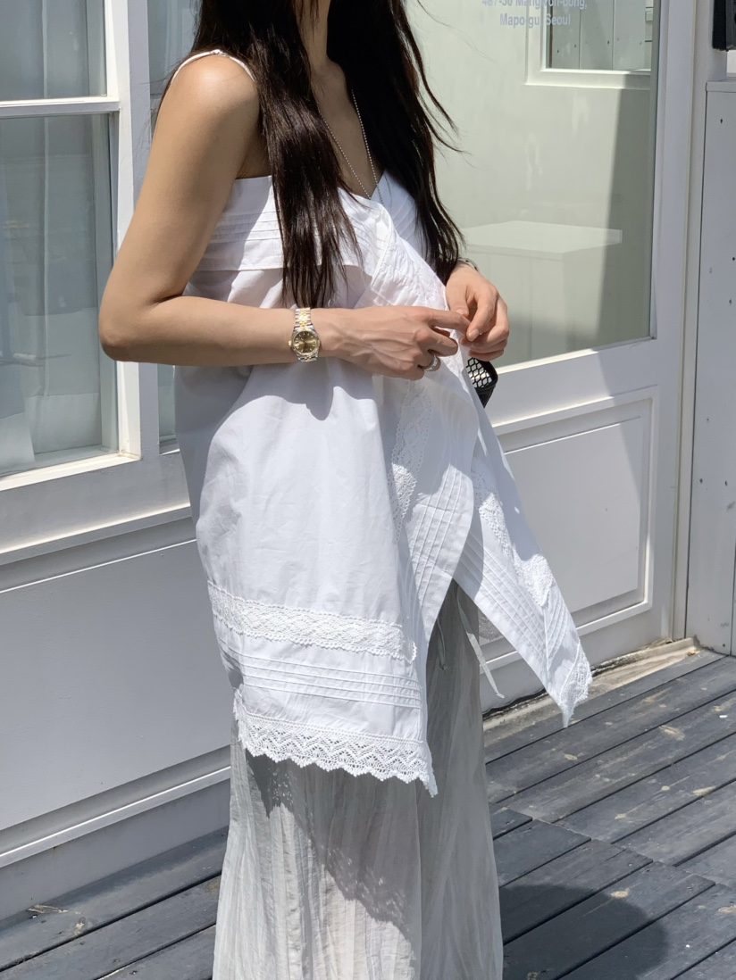 VIRKIN東大門直郵女士新款休閑25春夏職業人氣真品吊帶背心VIRKIN吊帶/背心