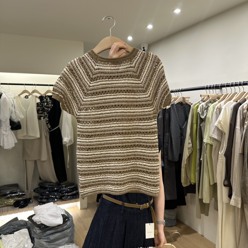WINSOME韓國代購女裝新品25春夏熱賣人氣真品職業推薦針織衫WINSOME針織衫